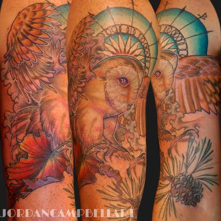 Tattoos - Barn Owl - 108518